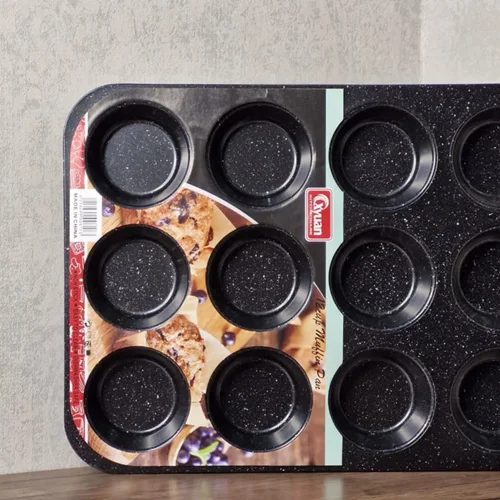 قالب مافین و کاپ کیک تفلون 12 عددی- کدمحصول82